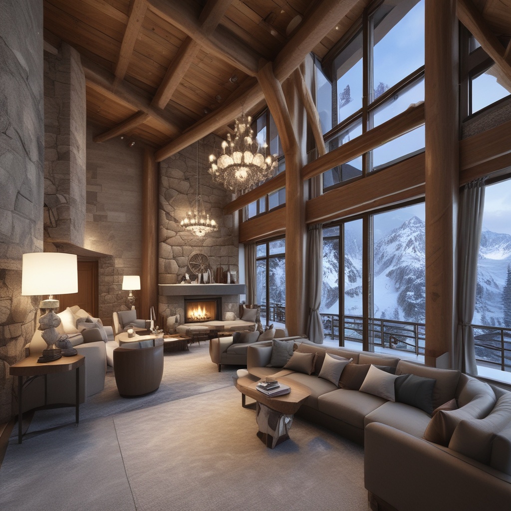 Luxury ski resort 2